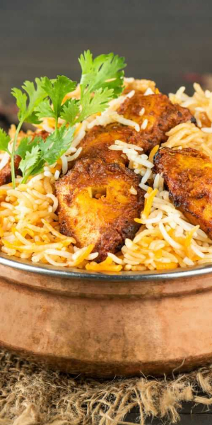 Chicken Dum Biryani - Hyderabad Fusion Restaurant