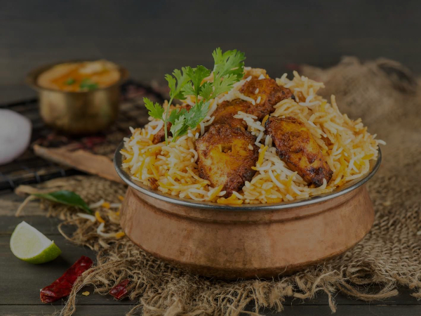 chicken biryani shaded HF | Hyderabad Fusion Restaurant