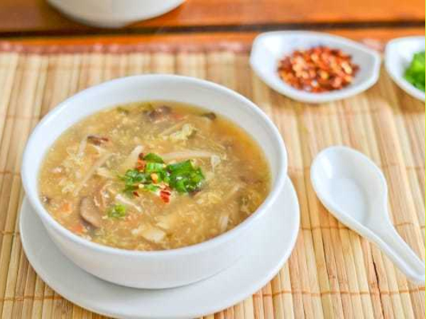 Hot and Sour Chicken Soup - Hyderabad Fusion Restaurant