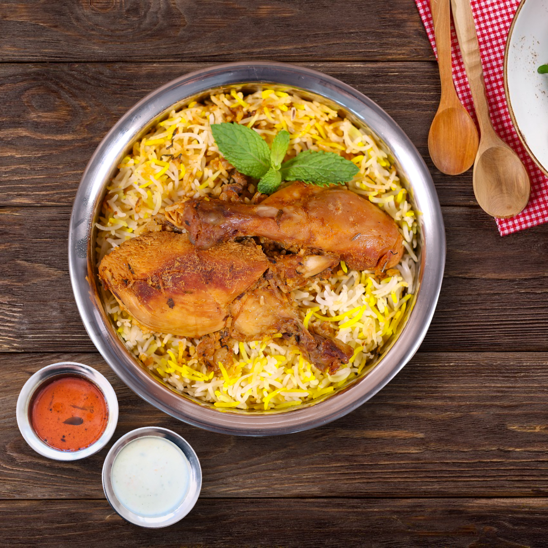 Chicken Dum Biryani - Hyderabad Fusion Restaurant